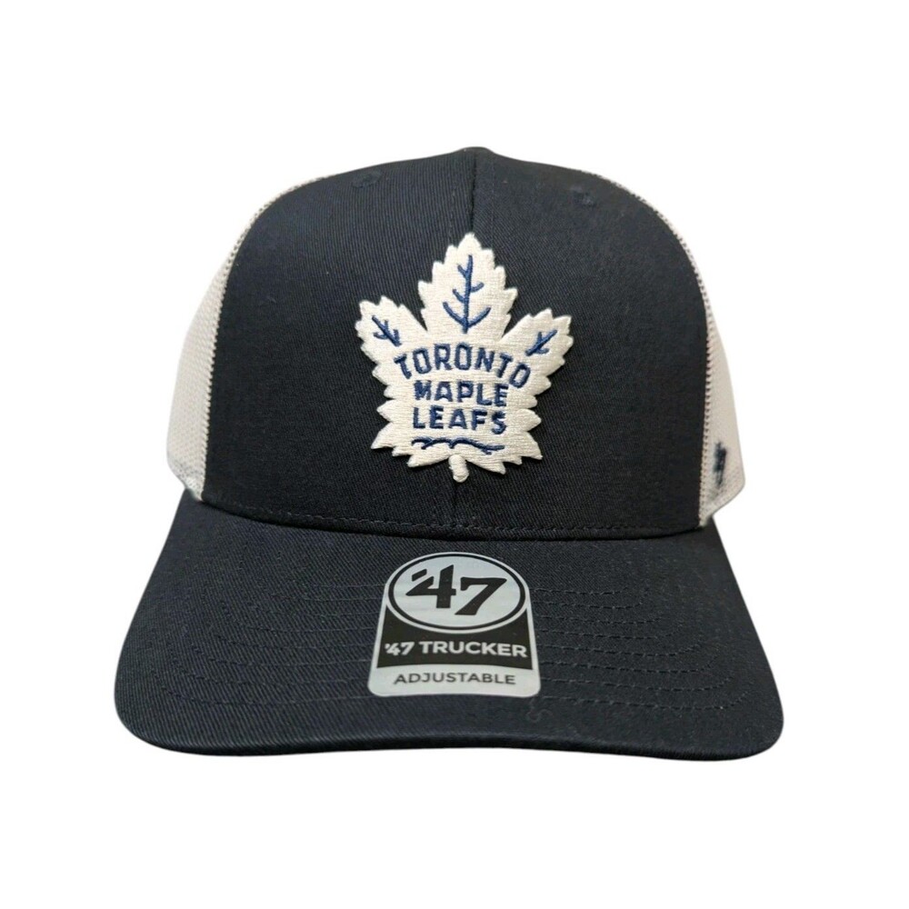Toronto Maple Leafs '47 Brand Navy Blue Trucker Snapback Adjustable Hat